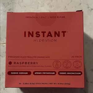 Raspberry Electrolyte Drink Mix - 30 Pack